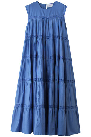 マーレット/MerletteのSARADINE レーストリム ティアードマキシドレス