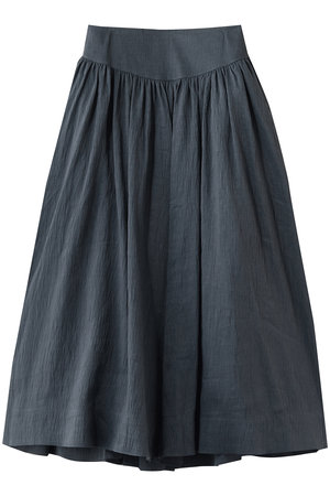 マーレット/MerletteのMIRE リネン混ギャザーフレアスカート(110700/110702)