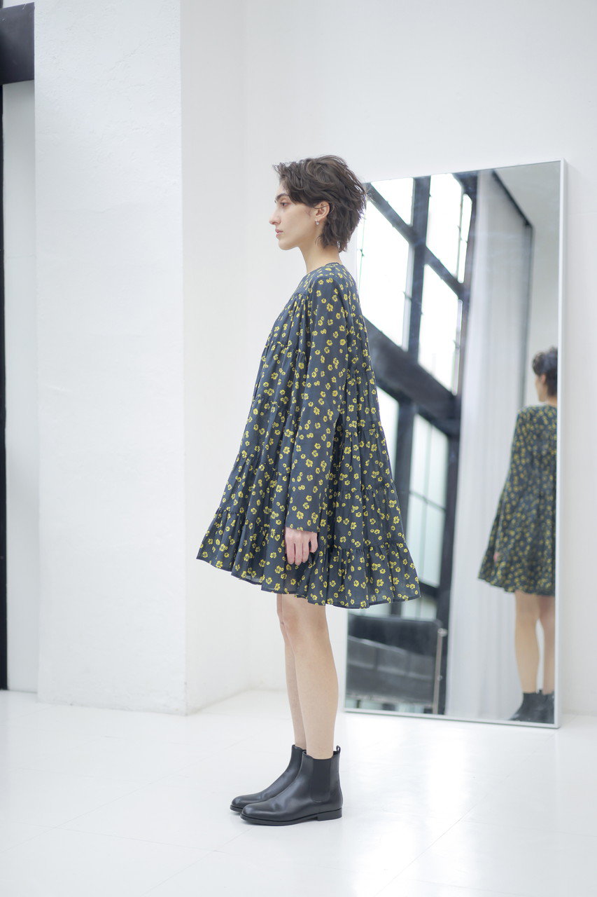 Merlette(マーレット)｜SOLIMAN PRINT フラワープリント ティアード