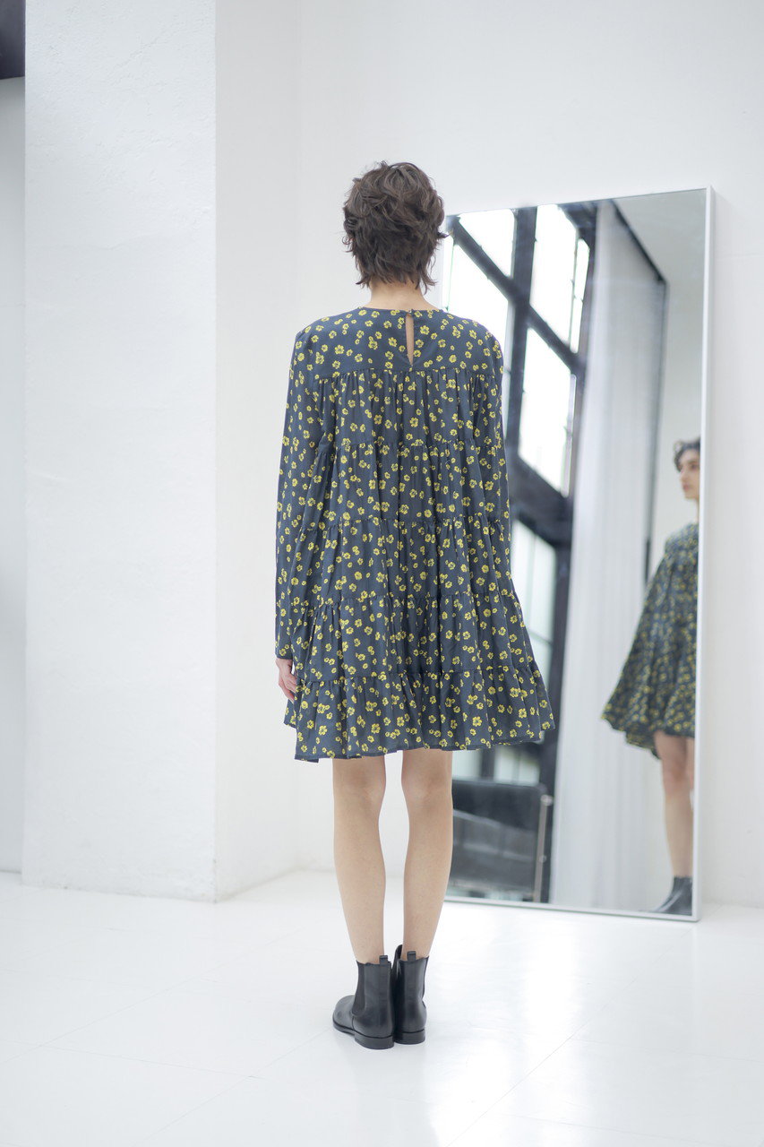 Merlette(マーレット)｜SOLIMAN PRINT フラワープリント ティアード