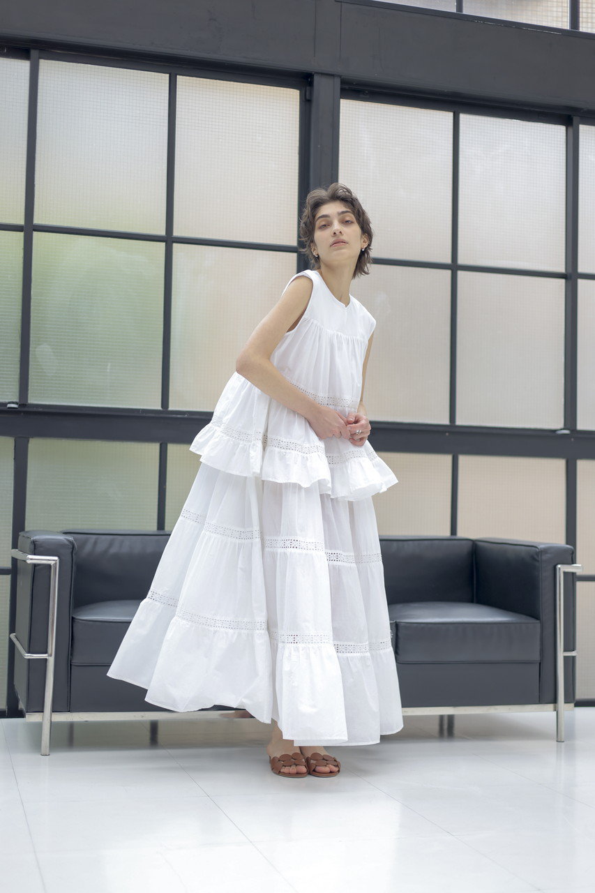 美品★Merlette　マーレット　定価64900　ブラウス　ホワイト Merlette(マーレット)｜MAJORELLEブラウス/ホワイト の通販｜ELLESHOP