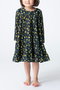 【KIDS】SOLIMAN ENFANT フラワープリント ティアードドレス マーレット/Merlette