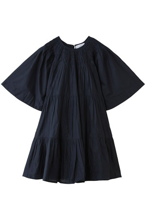 マーレット/MerletteのROHILLA フラッタースリーブ ティアードミニドレス(110500/110501)