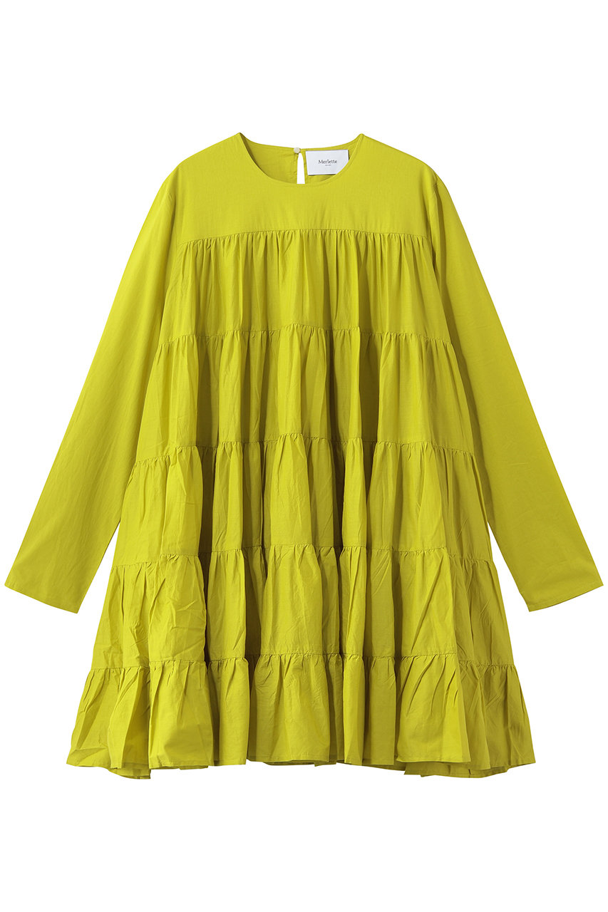 マーレット/Merletteの【予約販売】SOLIMAN ティアードドレス(ライム/4310300191)