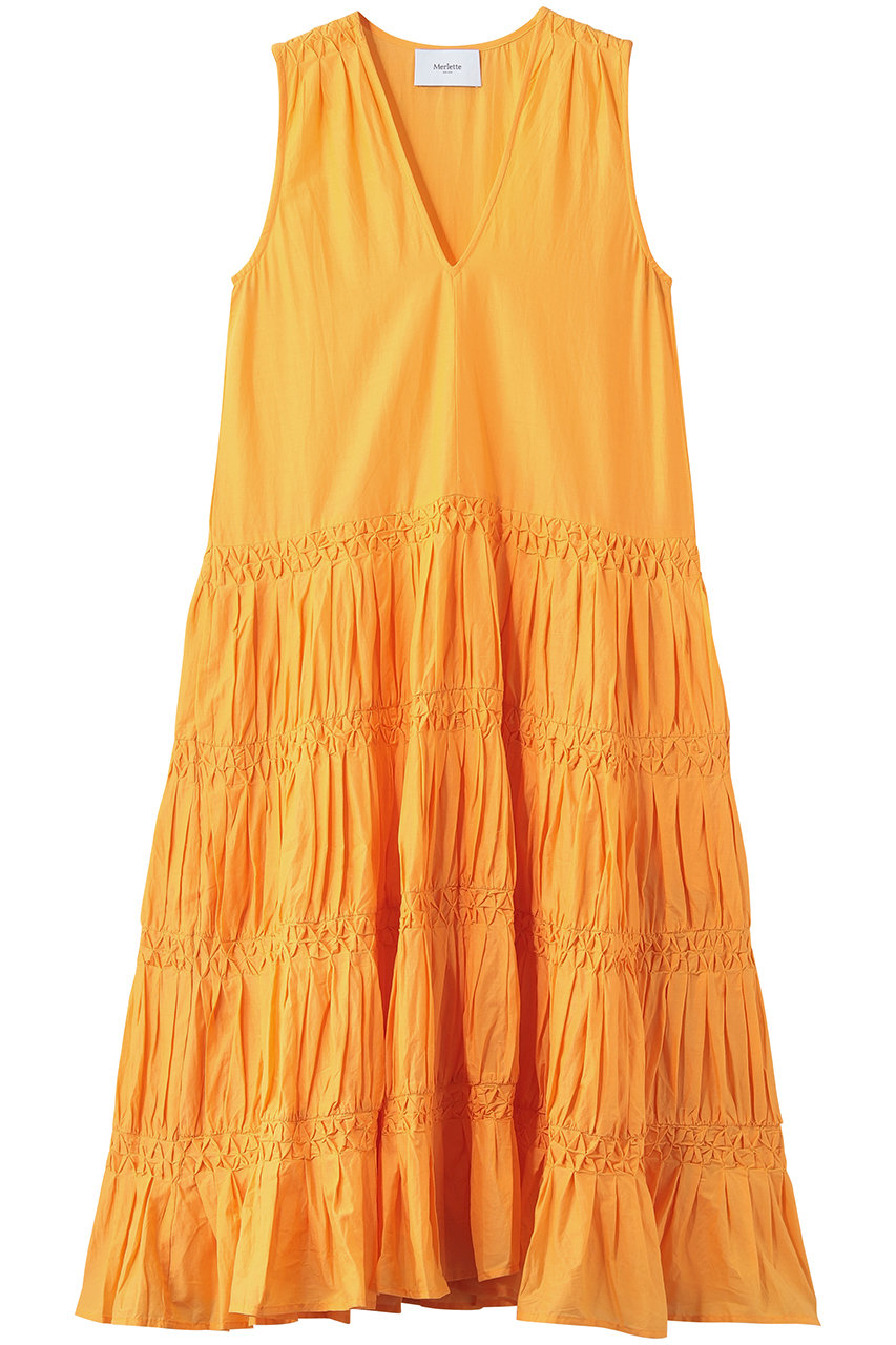 WALLIS Vネックノースリーブティアードドレス