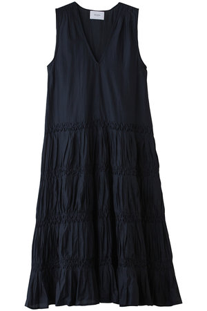 マーレット/MerletteのWALLIS Vネックノースリーブティアードドレス(110500/110502)