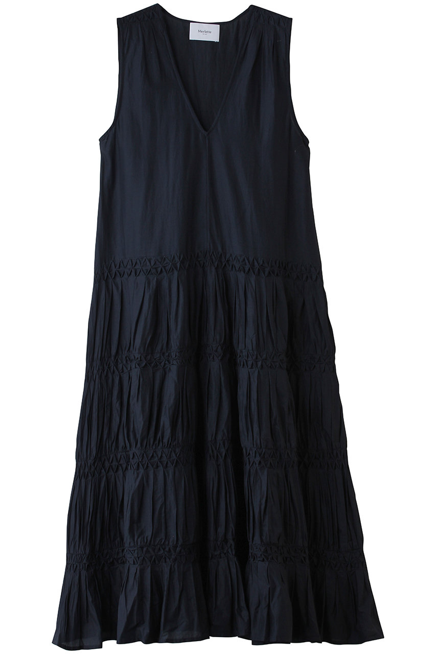 WALLIS Vネックノースリーブティアードドレス