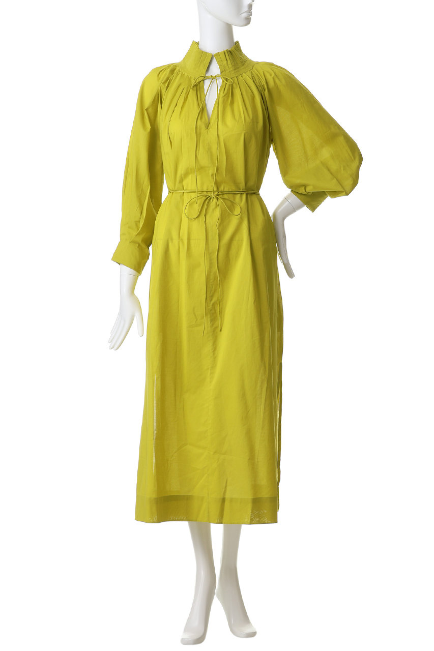 Merlette(マーレット)|SHORE DRESS プリーツネック ギャザーロング Merlette(マーレット)|SHORE DRESS プリーツネック ギャザーロング
