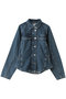 RHEA バックギャザーデニムジャケット マーレット/Merlette ブルー