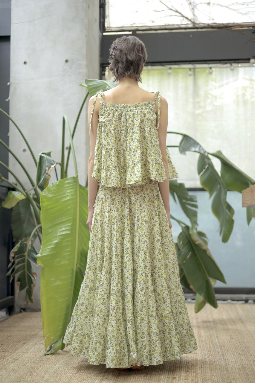 Merlette(マーレット)｜CHANDNI PRINT フラワープリント ティアード