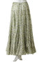 【予約販売】CHANDNI PRINT フラワープリント ティアードマキシスカート マーレット/Merlette