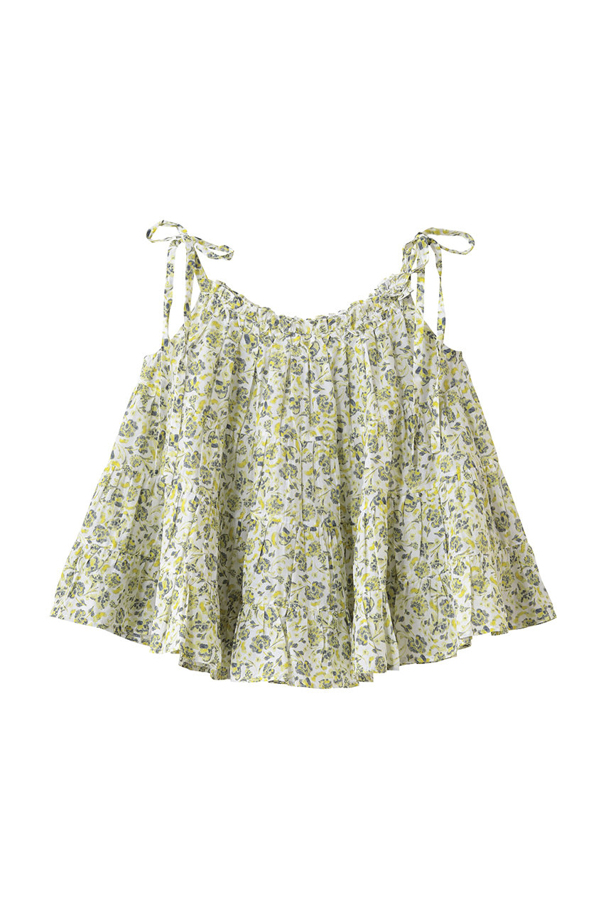 マーレット/Merletteの【予約販売】SAAZ PRINT フラワープリント ティアードキャミソール(ライトグリーン/4310700387)