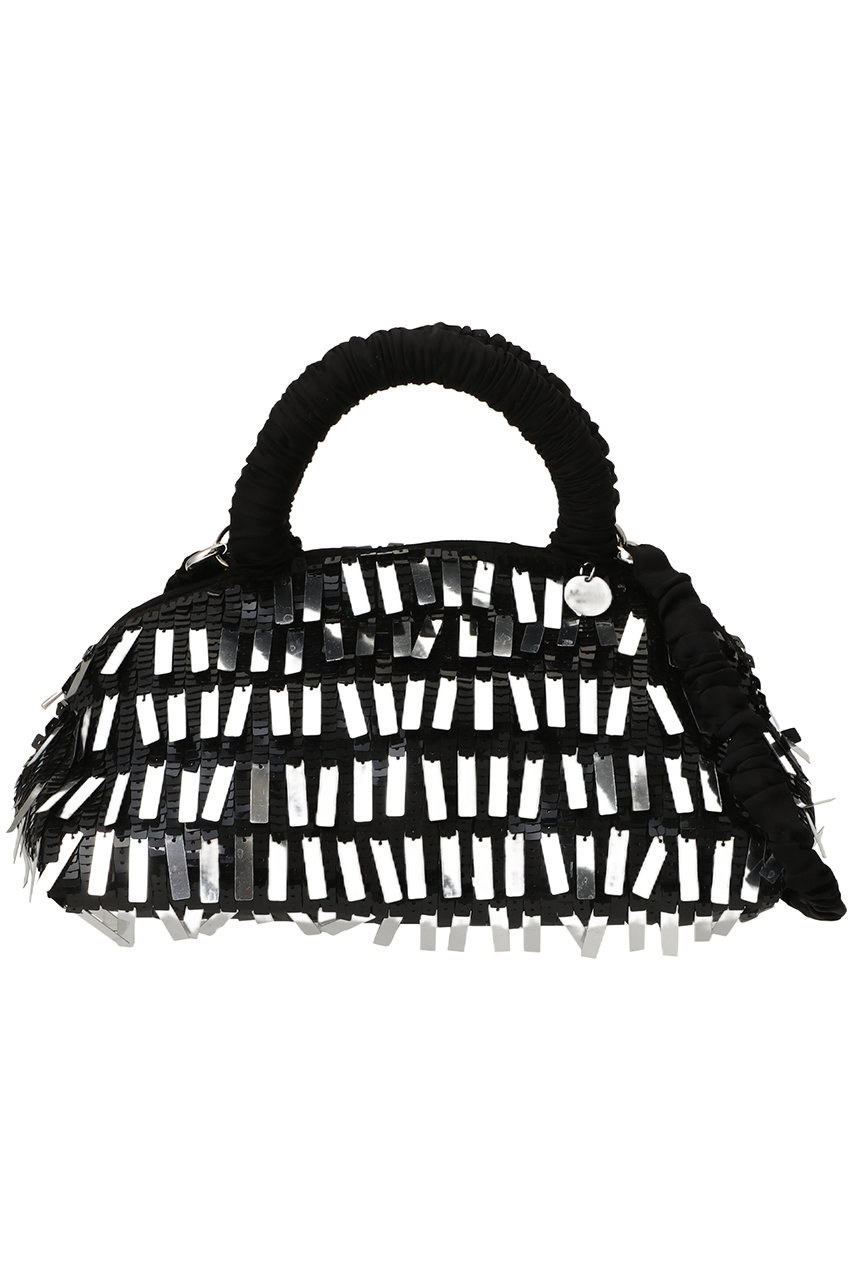 マーレット/MerletteのLUNE SEQUIN レクタングルスパンコール 2WAYハンドバッグ(ブラック/4411100103)
