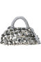 LUNE EMBELLISHED フラワービーズスパンコール 2WAYハンドバッグ マーレット/Merlette シルバー