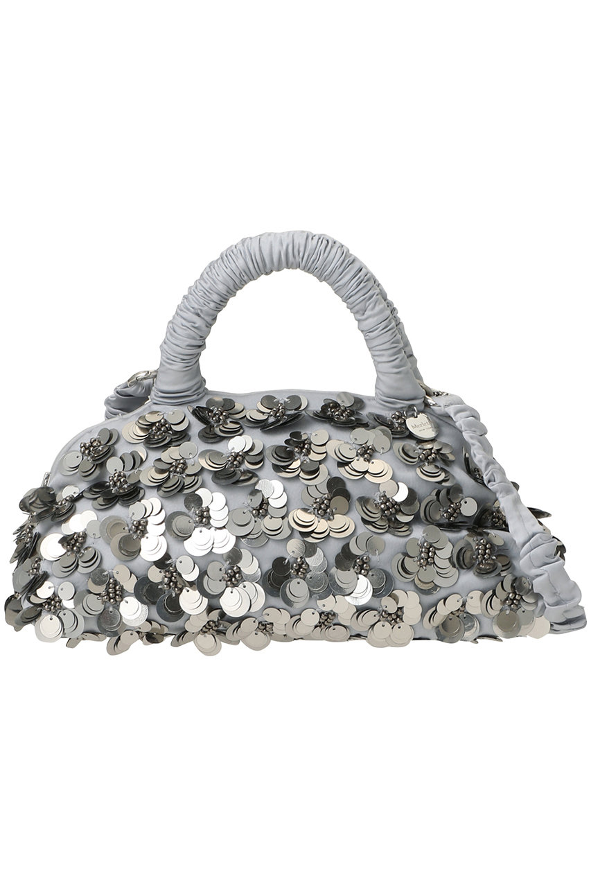 マーレット/MerletteのLUNE EMBELLISHED フラワービーズスパンコール 2WAYハンドバッグ(シルバー/4411100104)