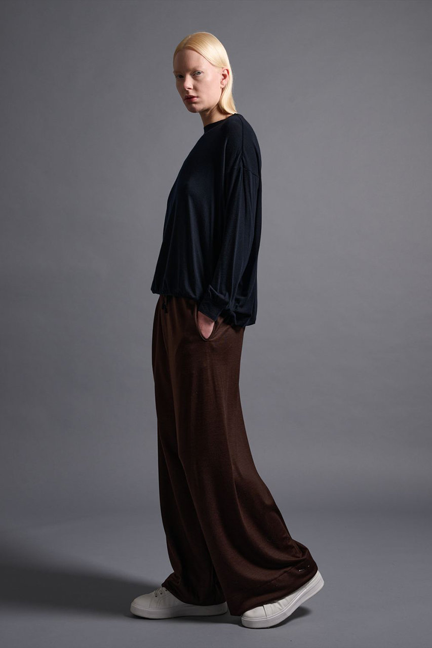 【COGTHEBIGSMOKE】 GLENIS NARROW SLV TOP 54_ALISONTROUSERS_IK_97_CHARCO