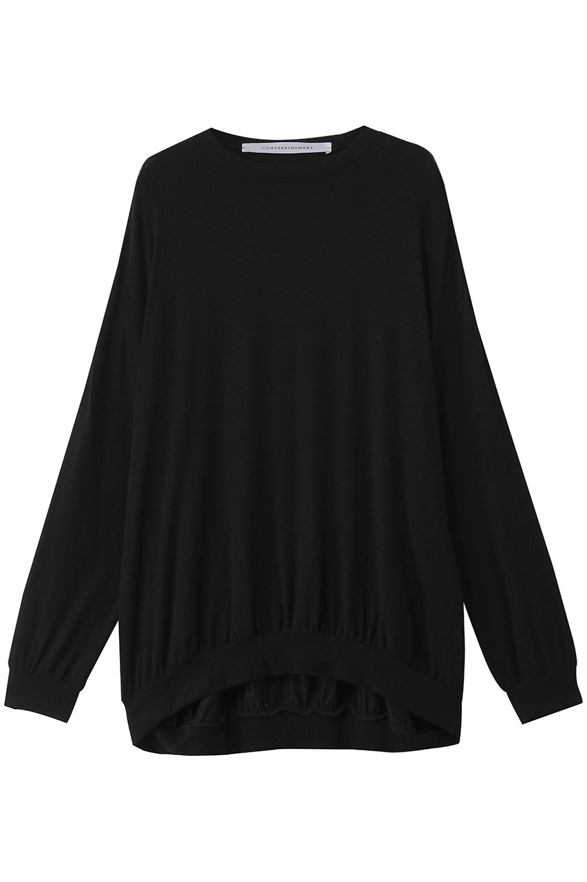 COGTHEBIGSMOKE 03 MACY NARROW SLV CREW NECK TOP (ブラック, 1) コグ ザ ビッグスモーク ELLE SHOP COGTHEBIGSMOKE 03 MACY NARROW SLV CREW NECK TOP (ブラック, 1) コグ ザ ビッグスモーク ELLE SHOP