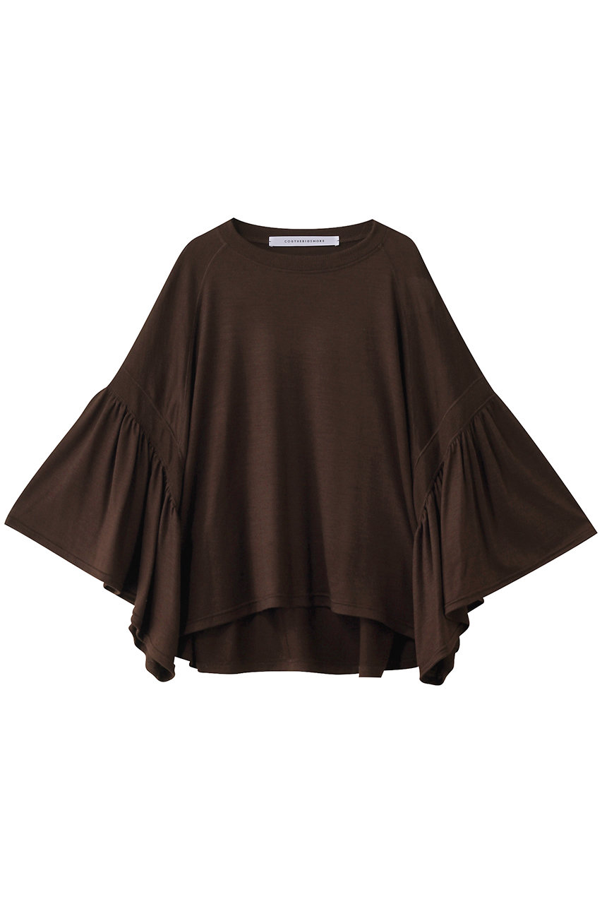 COGTHEBIGSMOKE 39 LAURA GATHERED SLV TOP (チョコレート, 1) コグ ザ ビッグスモーク ELLE SHOP COGTHEBIGSMOKE 39 LAURA GATHERED SLV TOP (チョコレート, 1) コグ ザ ビッグスモーク ELLE SHOP