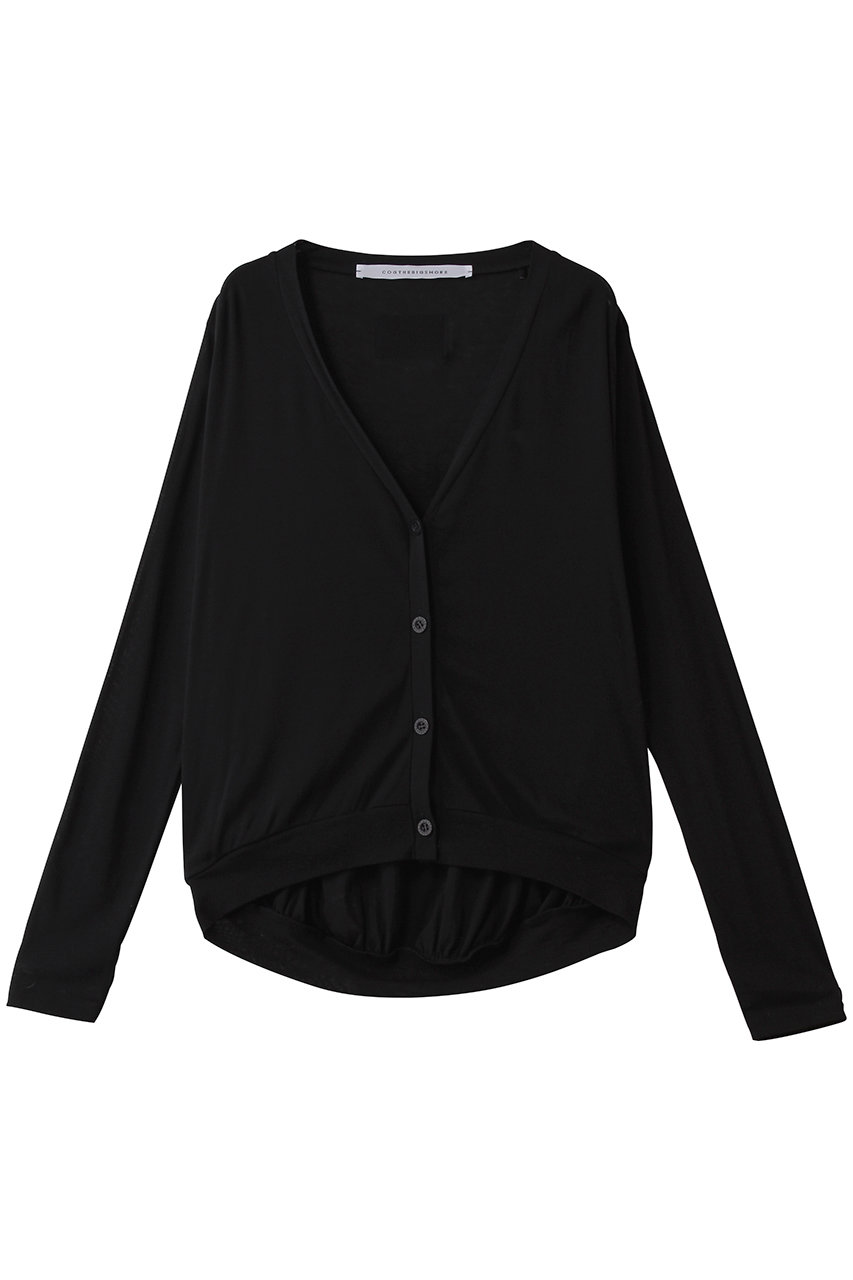 コグ ザ ビッグスモーク/COGTHEBIGSMOKEの07 NADINE RAGLAN CARDIGAN(ブラック/14201-236-1416-1)