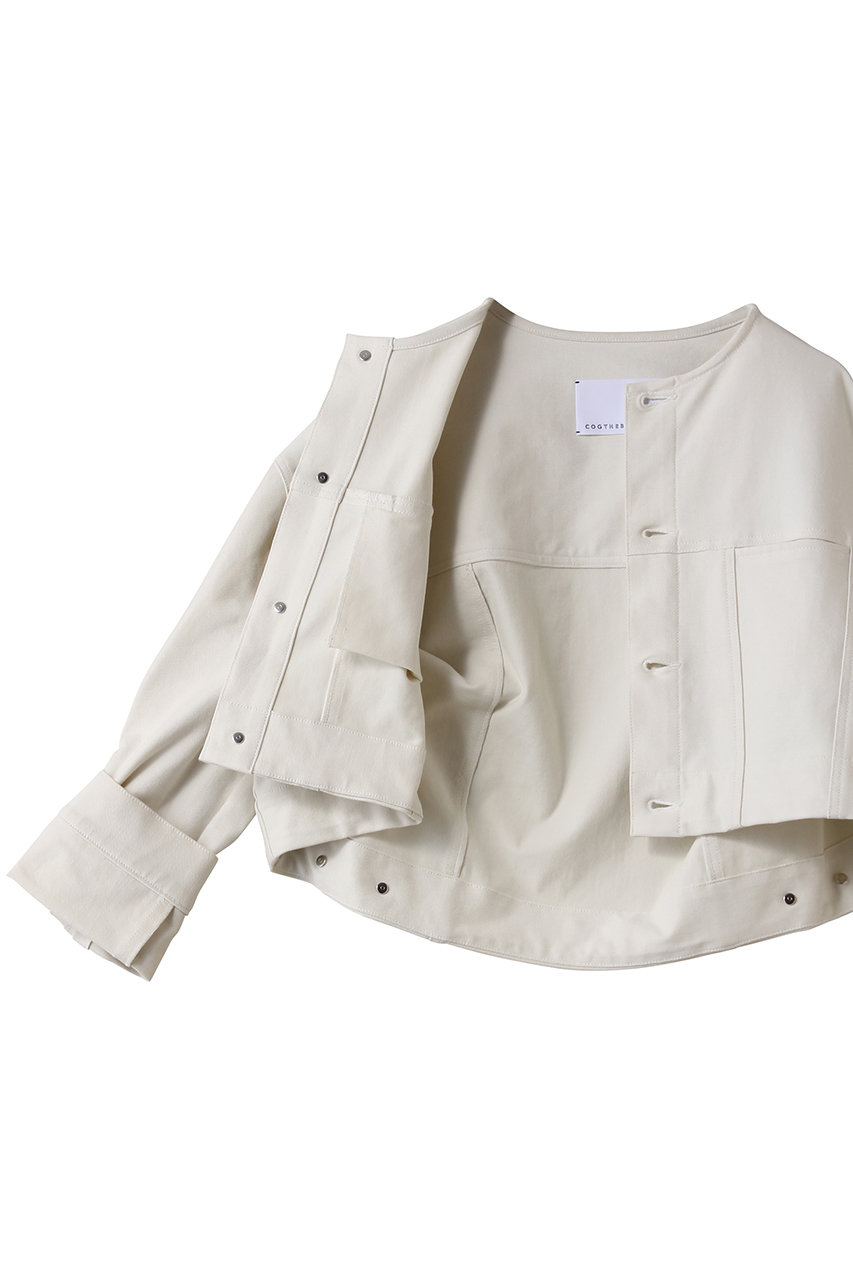 ジャケット・アウター COGTHEBIGSMOKE NIKKI COLLARLESS JACKET COGTHEBIGSMOKE(コグ ザ ビッグスモーク)｜16 NIKKI COLLARLESS JACKET