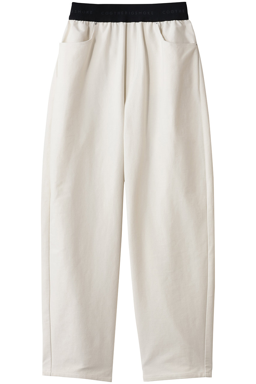 コグ ザ ビッグスモーク/COGTHEBIGSMOKEの17 NOEL BARREL TROUSERS(ホワイト/14601-237-1410-1)