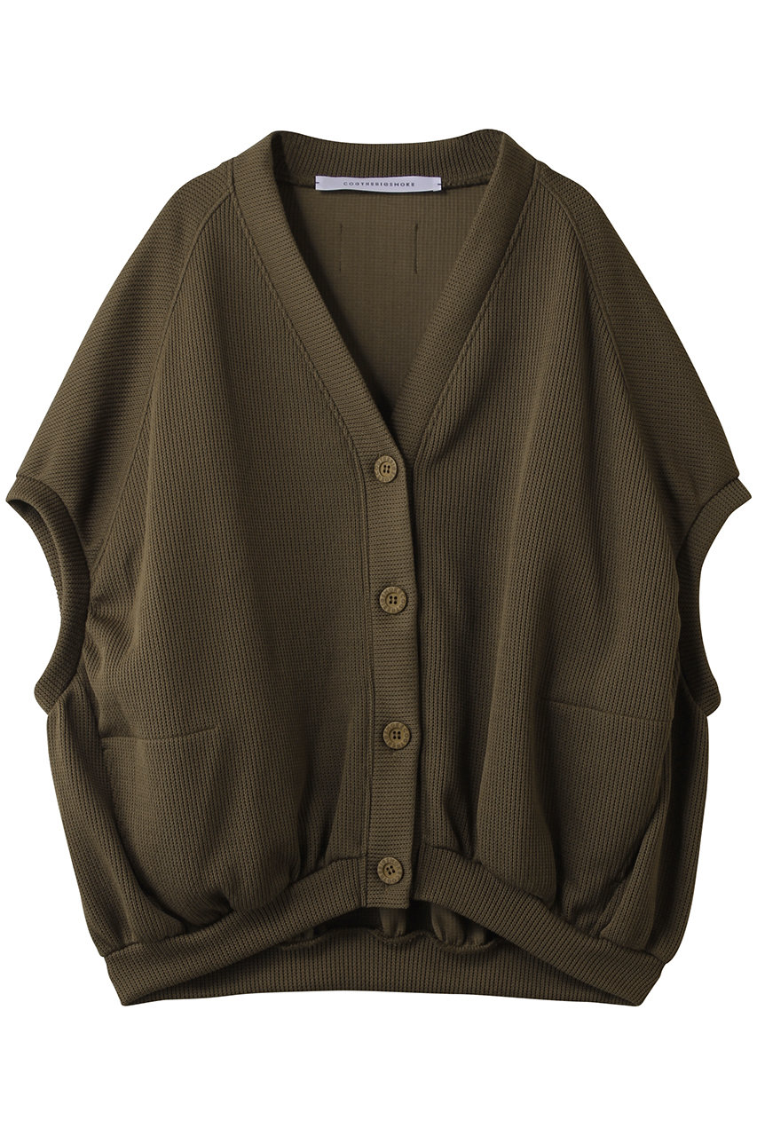 COGTHEBIGSMOKE 25 NEELA PUFF SLEEVE CARDIGAN (ブロンズ, 1) コグ ザ ビッグスモーク ELLE SHOP