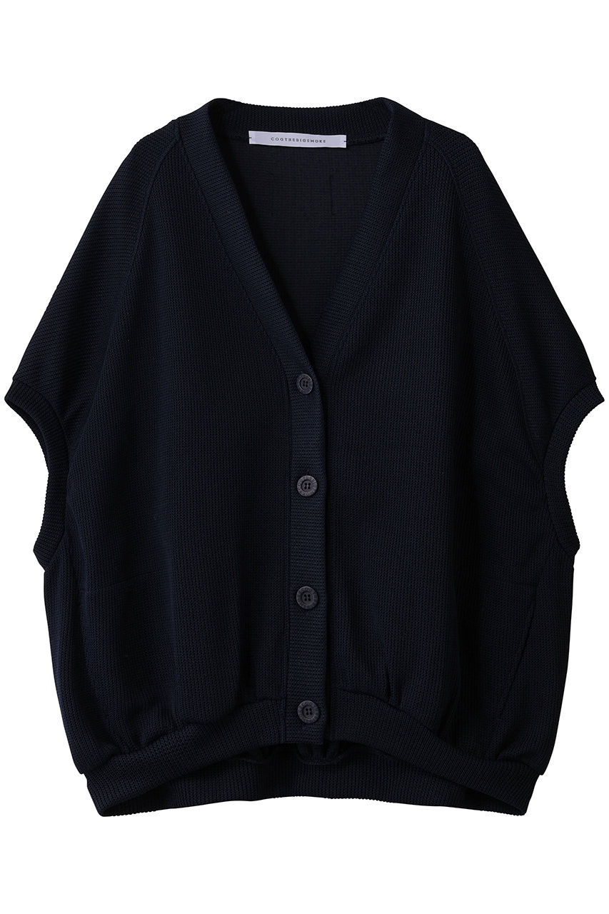 コグ ザ ビッグスモーク/COGTHEBIGSMOKEの25 NEELA PUFF SLEEVE CARDIGAN(ネイビー/14201-239-1422-1)