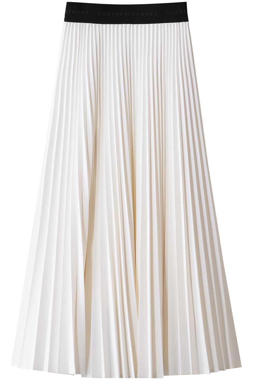 コグ ザ ビッグスモーク/COGTHEBIGSMOKEの【予約販売】13 NESSA ACCORDION PLEATED SKIRT(ホワイト/14502-246-1404-1)