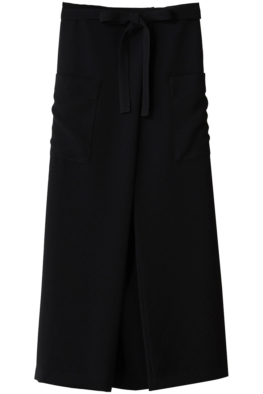 COGTHEBIGSMOKE 64 MINA DOUBLE WRAP SKIRT (ブラック, 1) コグ ザ ビッグスモーク ELLE SHOP