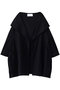 17 ORNELLA HOODED WRAP COAT コグ ザ ビッグスモーク/COGTHEBIGSMOKE ブラック