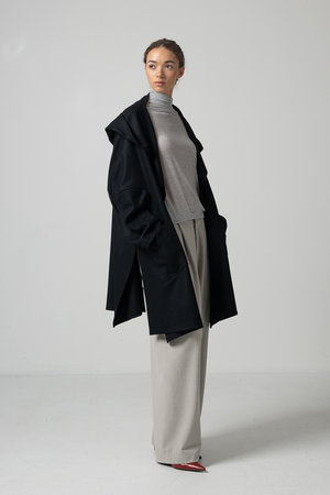コグ ザ ビッグスモーク/COGTHEBIGSMOKEの17 ORNELLA HOODED WRAP COAT(110900/110902)