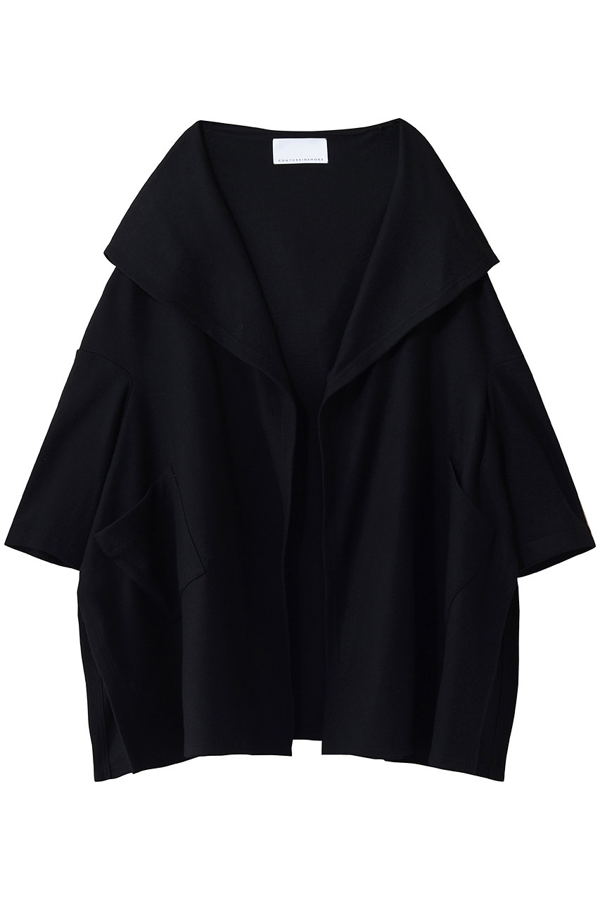 コグ ザ ビッグスモーク/COGTHEBIGSMOKEの17 ORNELLA HOODED WRAP COAT(ブラック/15802-263-1520-1)