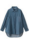31 OAKLIE SHIRT コグ ザ ビッグスモーク/COGTHEBIGSMOKE スチールブルー