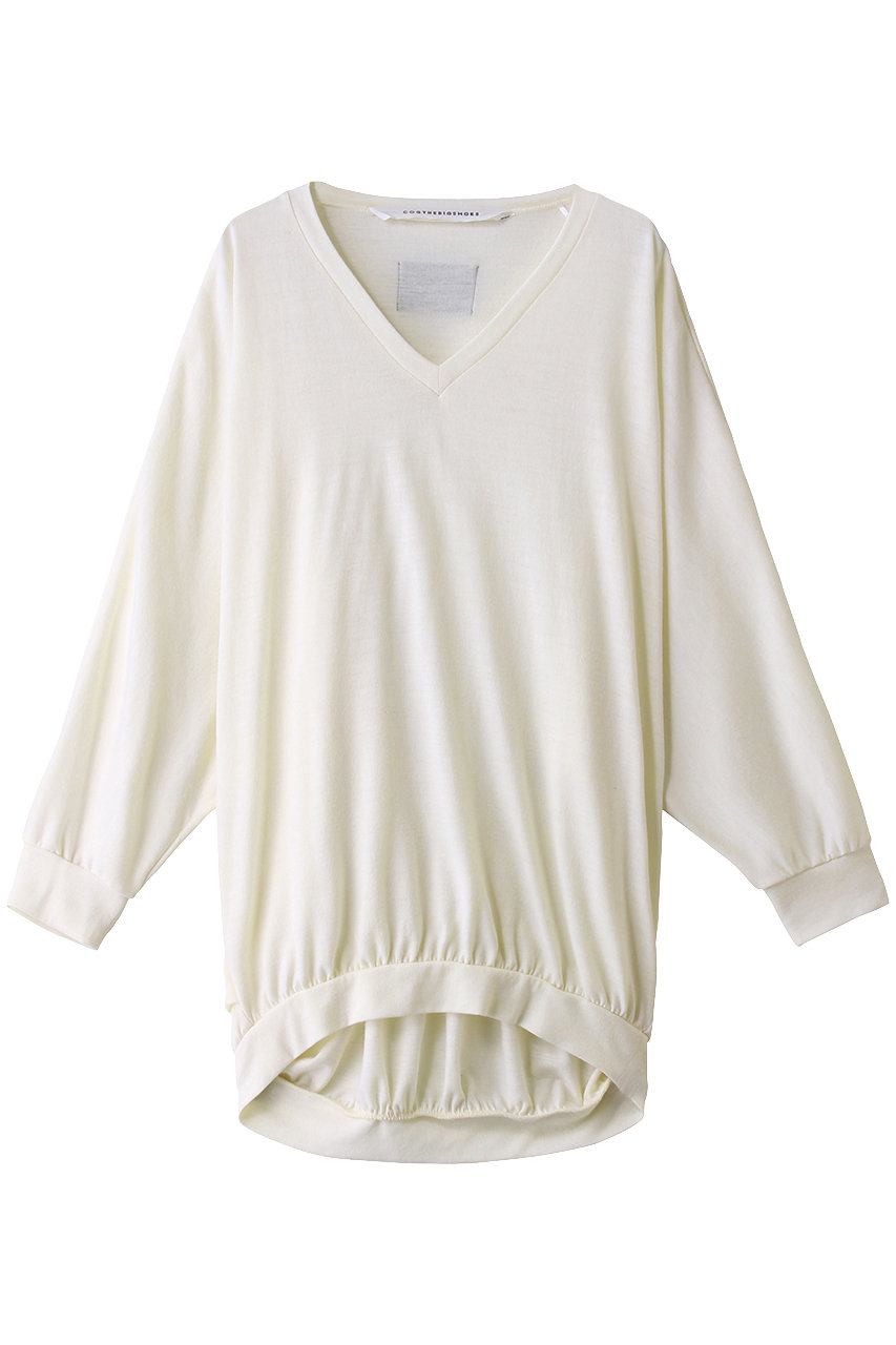 コグ ザ ビッグスモーク/COGTHEBIGSMOKEの【予約販売】61 ORI V NECK TOP(ミルク/15102-071-1530-1)