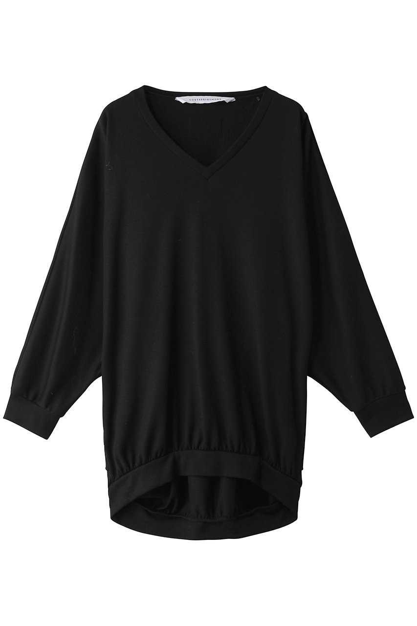 コグ ザ ビッグスモーク/COGTHEBIGSMOKEの【予約販売】61 ORI V NECK TOP(ブラック/15102-071-1530-1)