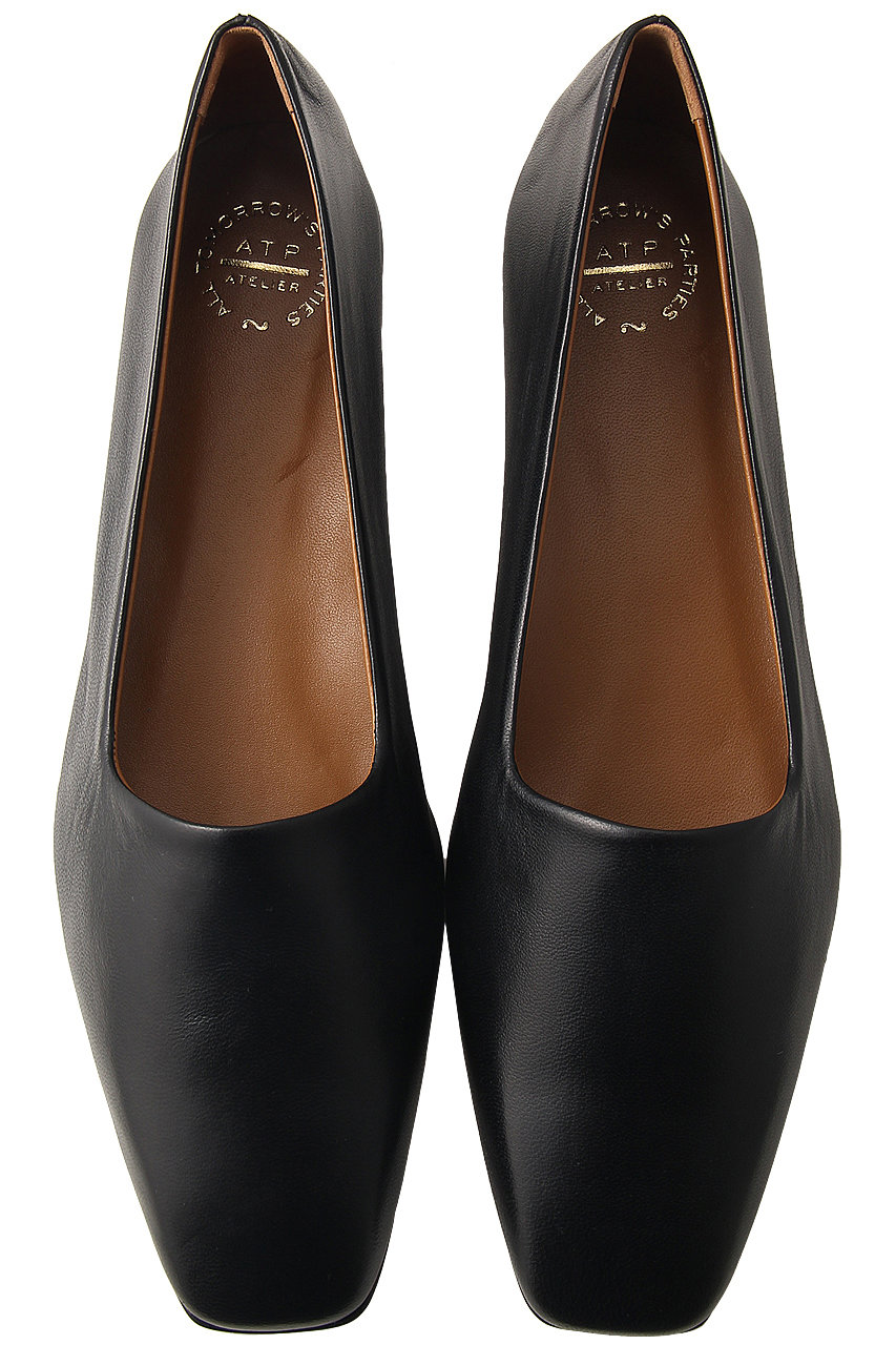 Atp Atelier エーティーピー アトリエ Andrano フラットシューズ ブラック の通販 Elleshop エル ショップ