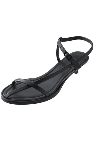 GISELLE スキニーストラップトングサンダル