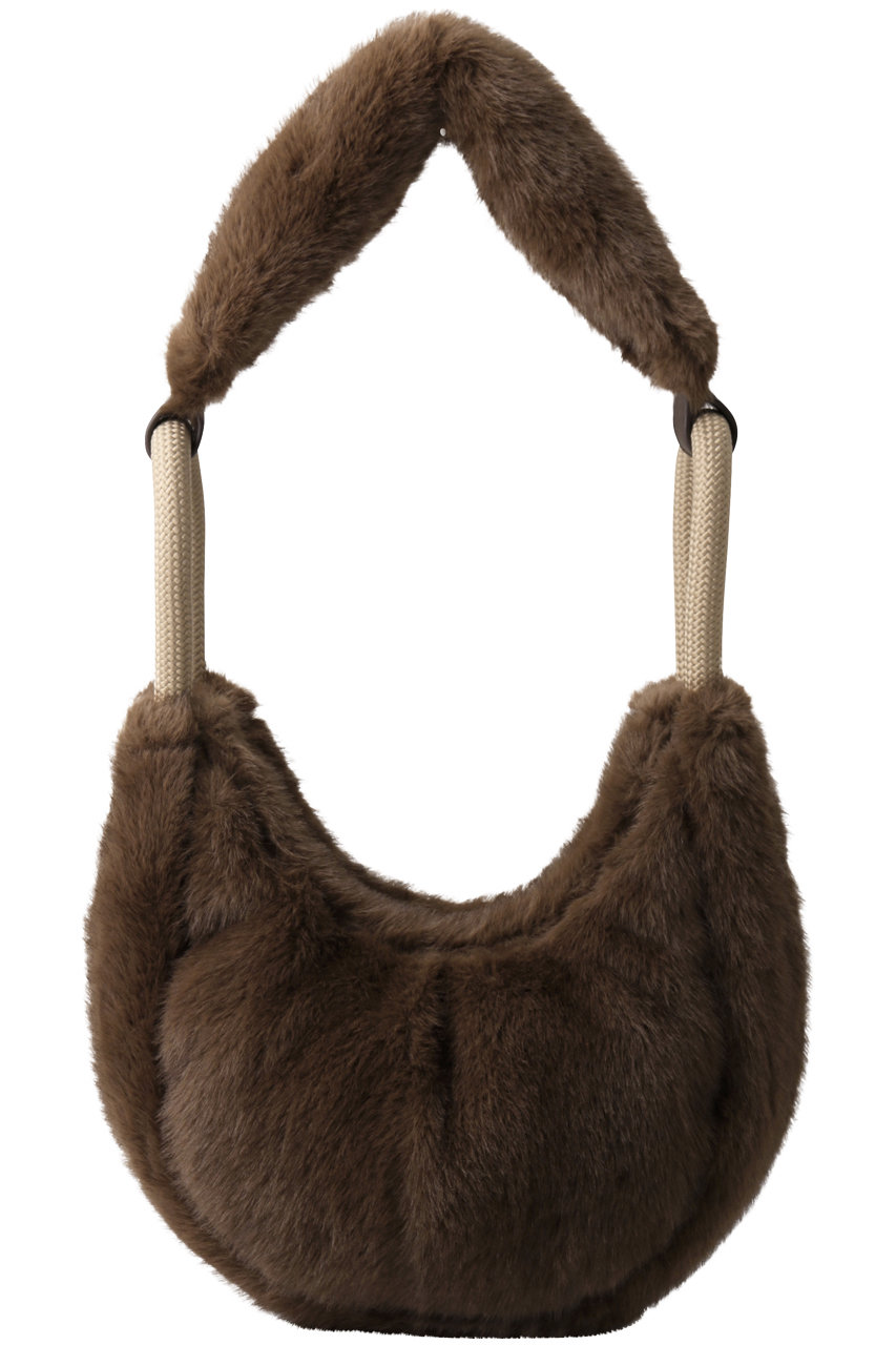 NOMADIS MOON FUR ショルダーバッグ (ダークブラウン, F) ノマディス ELLE SHOP NOMADIS MOON FUR ショルダーバッグ (ダークブラウン, F) ノマディス ELLE SHOP
