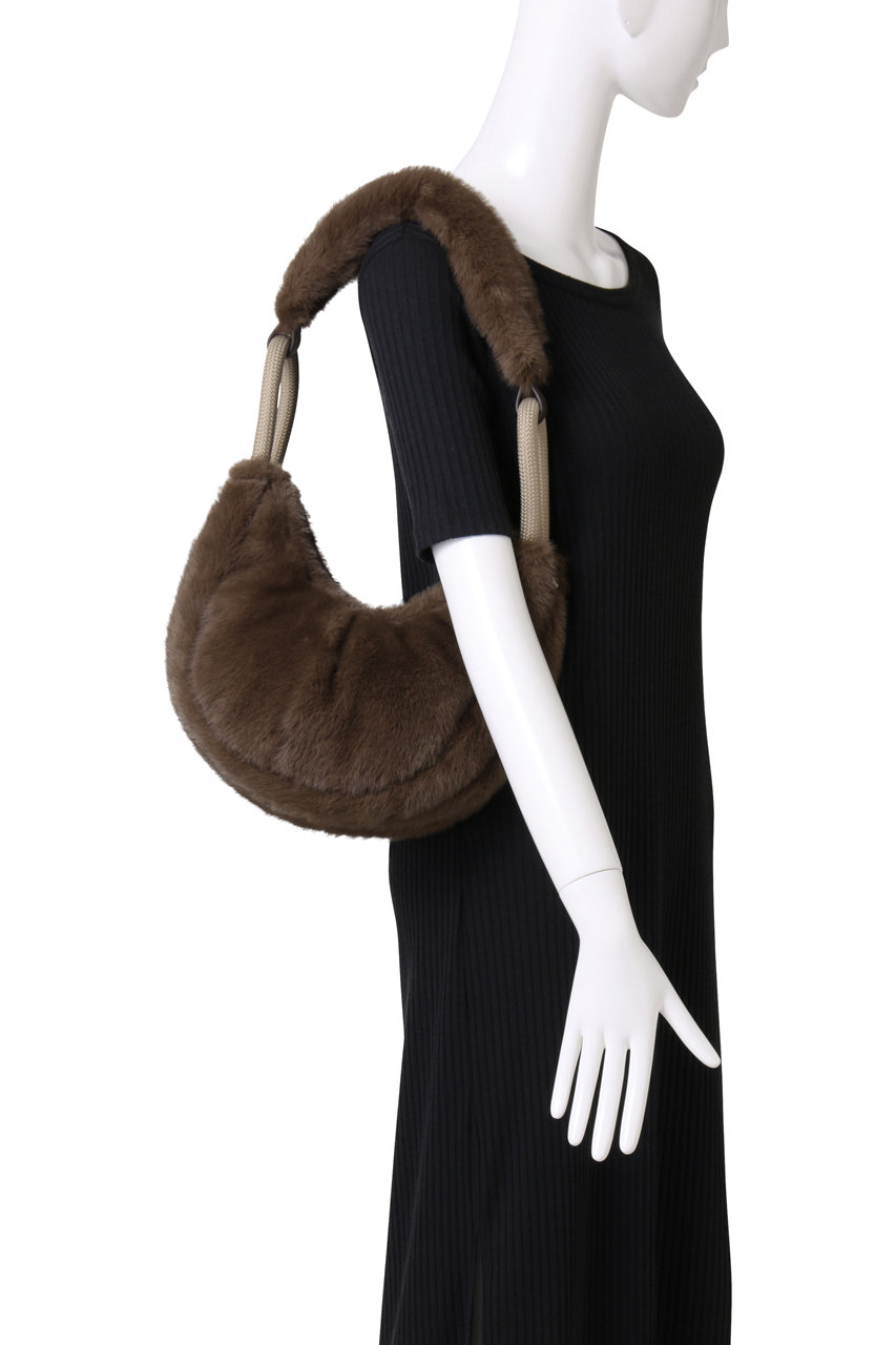 NOMADIS(ノマディス)｜MOON FUR ショルダーバッグ/ダークブラウン の