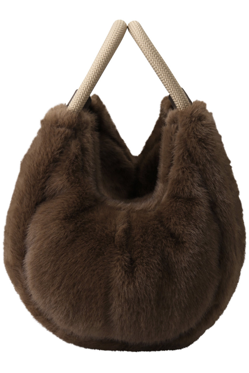 NOMADIS(ノマディス)｜MOON FUR ショルダーバッグ/ダークブラウン の