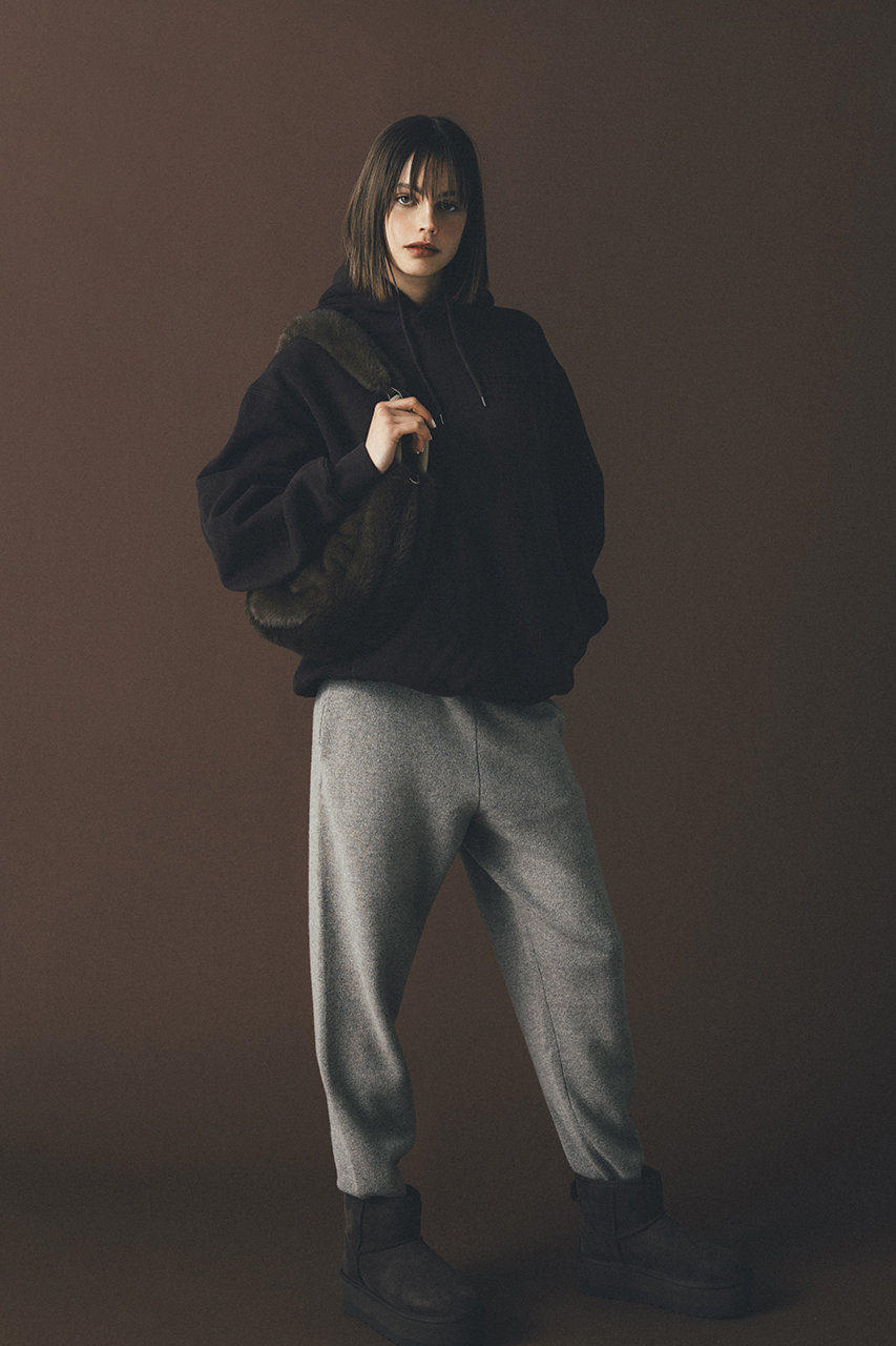 NOMADIS(ノマディス)｜MOON FUR ショルダーバッグ/ダークブラウン の