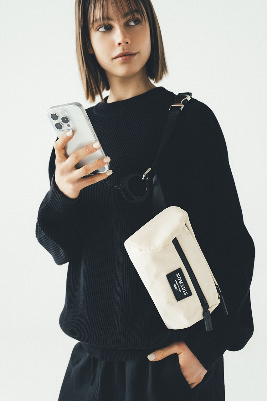 NOMADIS ノマディス TRIO トリオ　ショルダーバッグ　ブラック　新品 NOMADIS(ノマディス)｜TRIO ボディバッグ/オフホワイト の通販