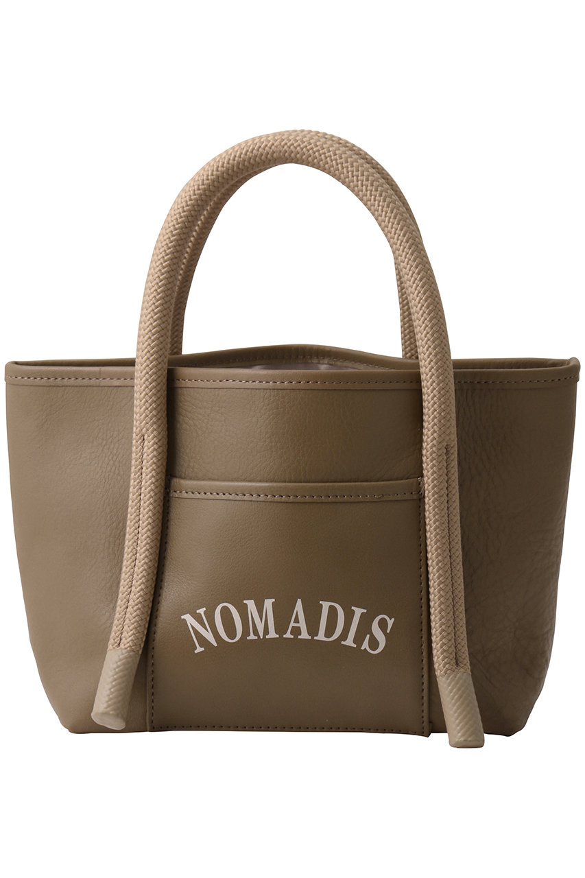 NOMADIS(ノマディス)｜JOY レザーミニトート/ベージュ の通販