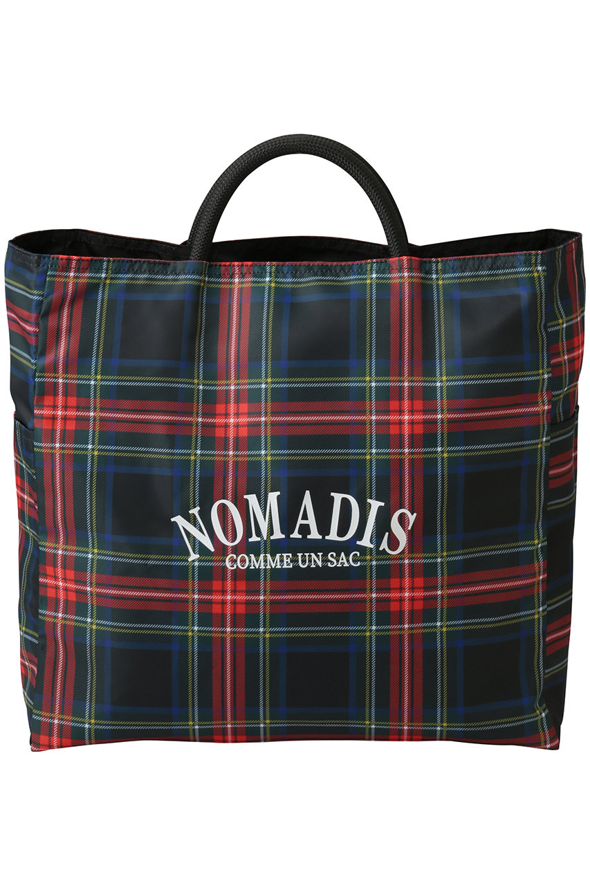 ノマディス/NOMADISのSAC2 チェック柄トートバッグ(ブラックチェック/82-N181-1)