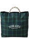 SAC2 チェック柄トートバッグ ノマディス/NOMADIS グリーンチェック