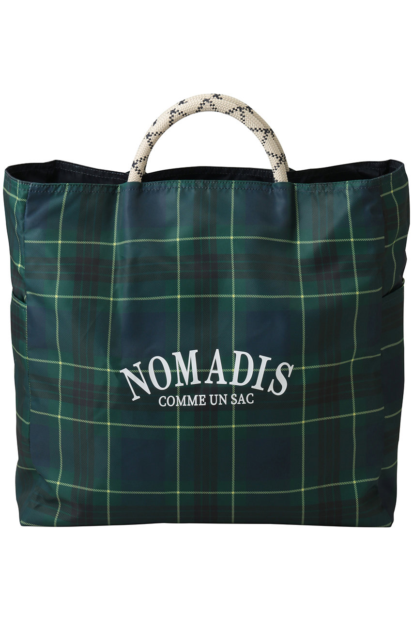 ノマディス/NOMADISのSAC2 チェック柄トートバッグ(グリーンチェック/82-N181-1)