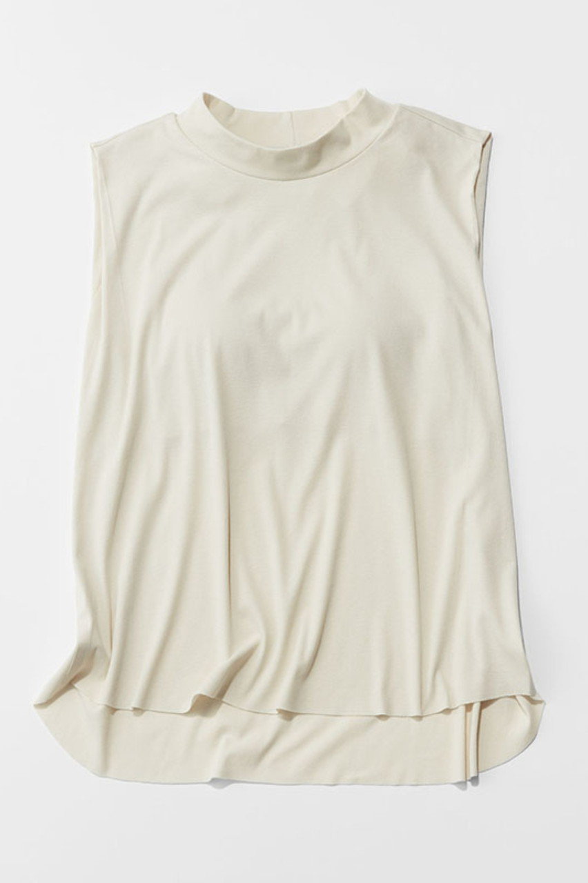 サク・レ/Sacreのフリーカットカップ付きスリーブレストップス(クールオフ/25SCR008)