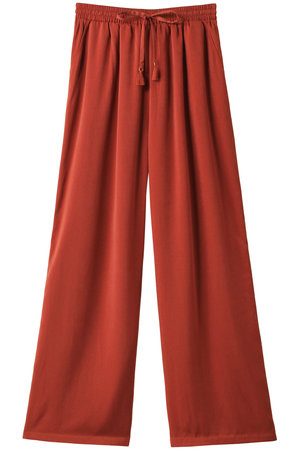 コーラルベール/Coral veilのサテンロングパンツ(180400/180402)