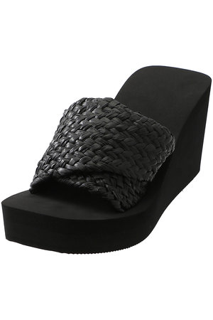 コーラルベール/Coral veilのスクエア編みビーチサンダル(130200/130205)