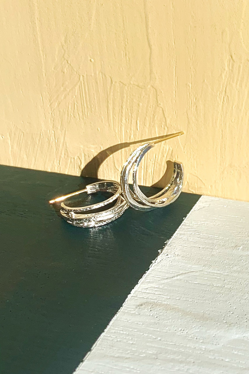 KAORU(カオル)｜HELIX シルバーピアス L/シルバー の通販｜ELLESHOP